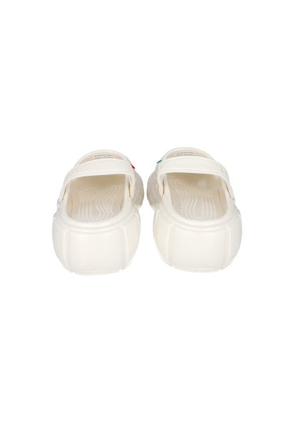 Digade sole ventilation clogs WHITE