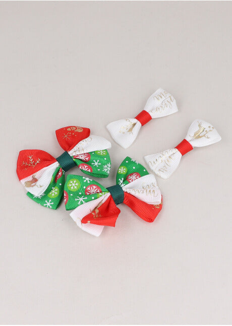 Mushroom Set 2 Christmas pairs WHITE