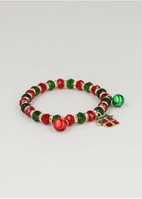 Christmas Charm Bracelet Combo red