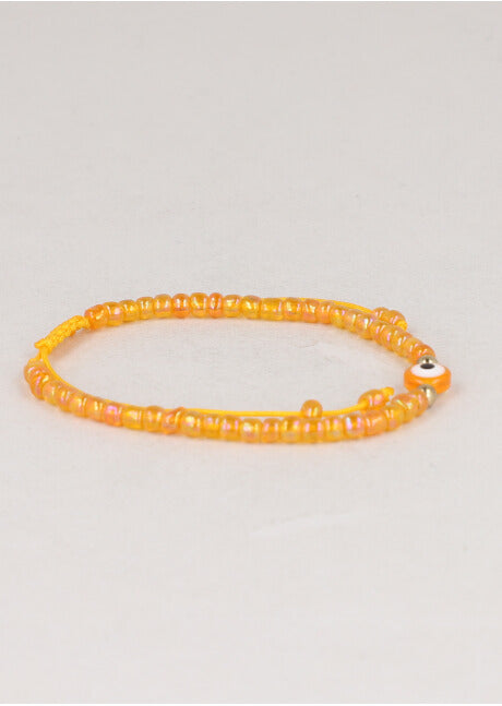 Beads eye bracelet ORANGE