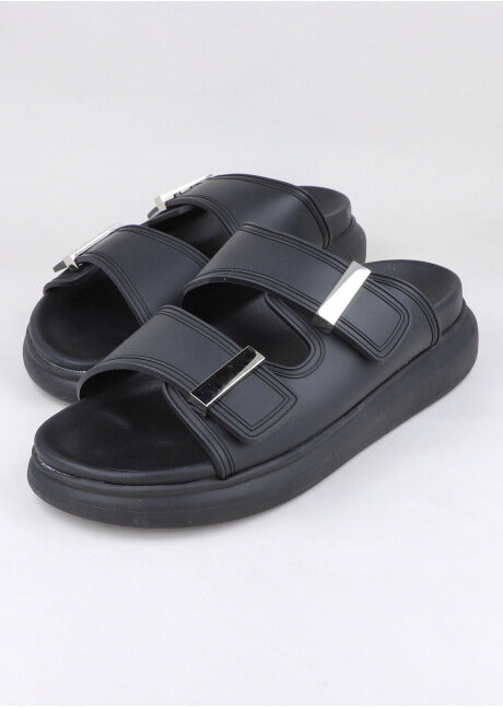 Slide Slid Sandalías Velcro BLACK