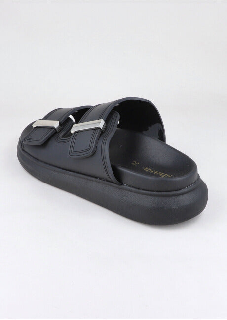 Slide Slid Sandalías Velcro BLACK