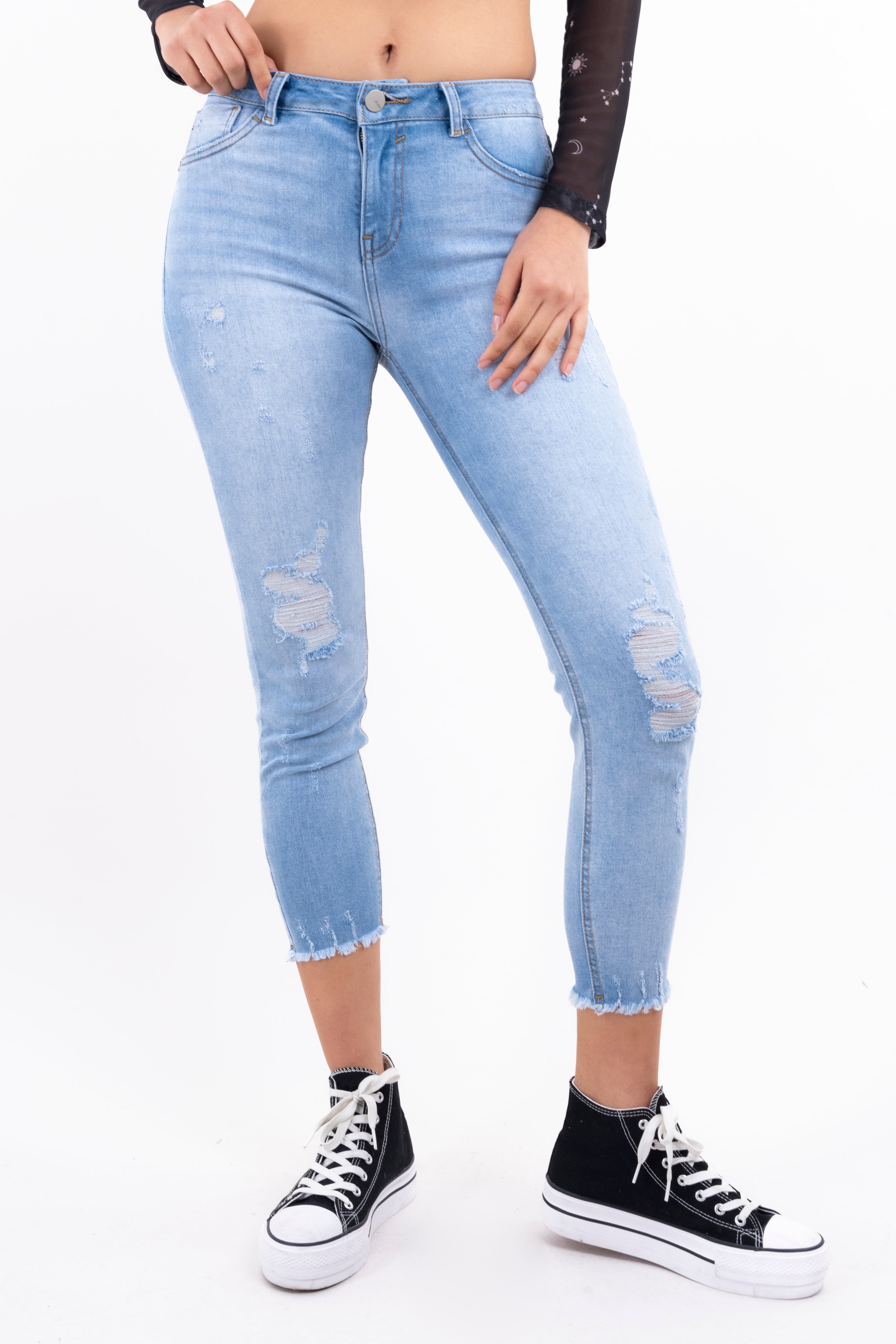 Jeans Skinny destruction Light Wash