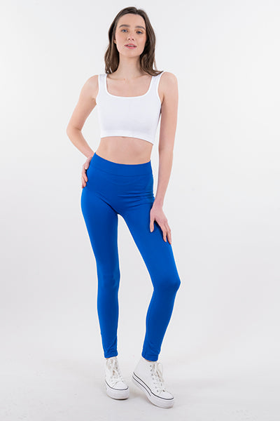 Leggings Seamless Cintura Media MARINO