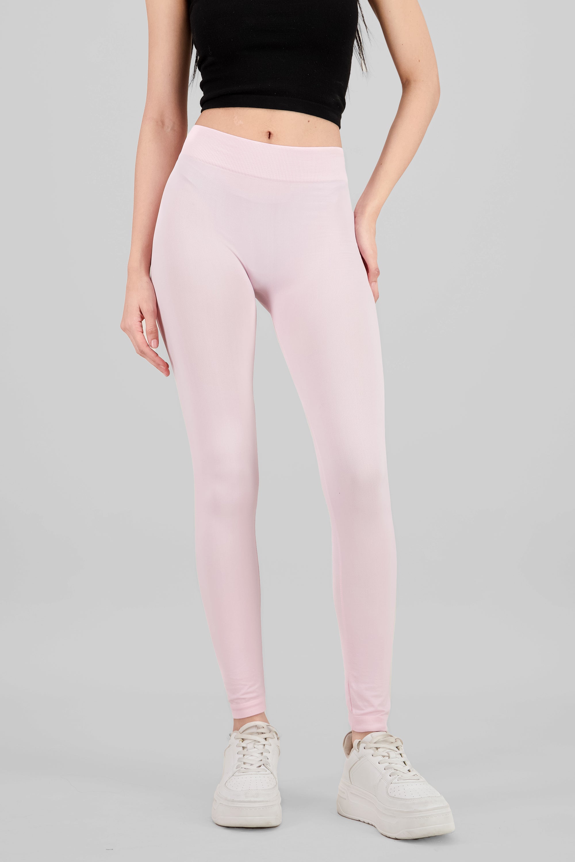 Leggings Seamless Cintura Media ROSA PASTEL