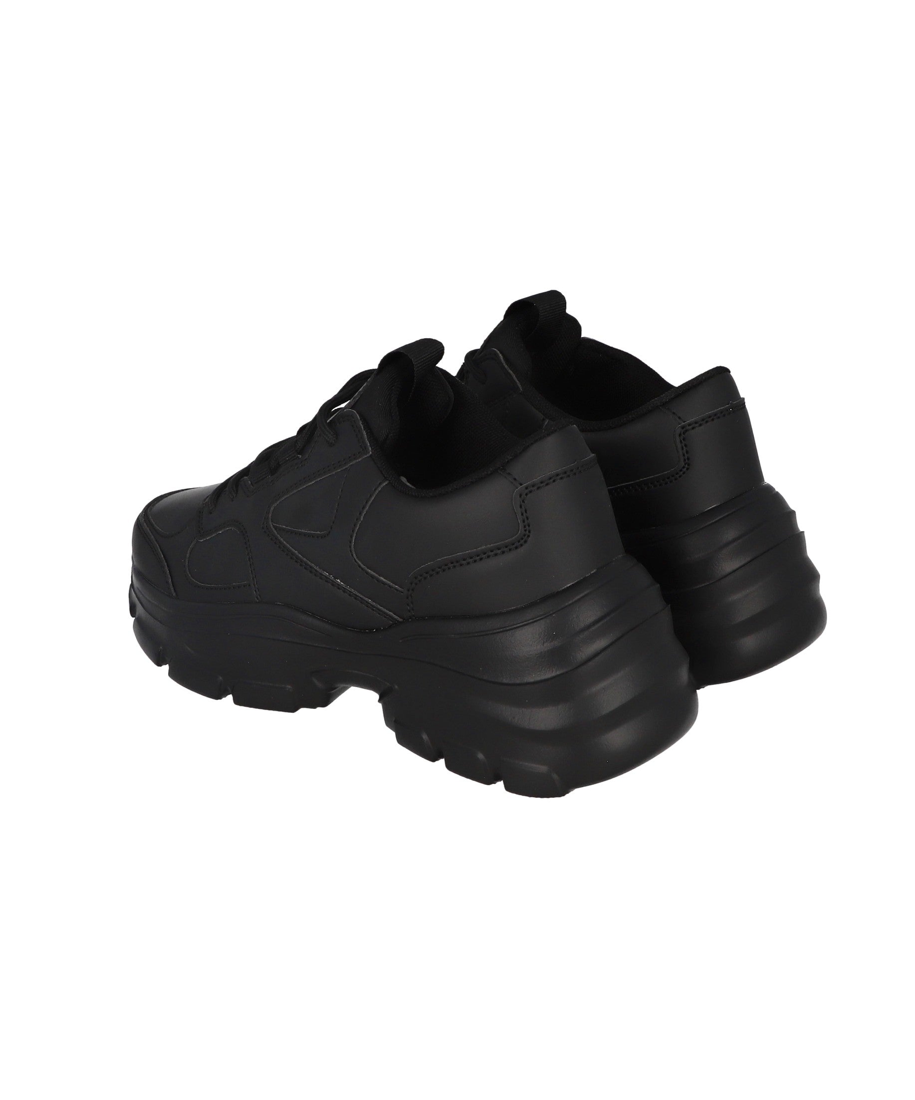 Tenis Runner Monocolor NEGRO