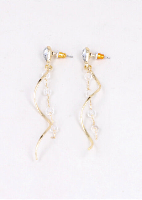 Twist bright earrings GOLD