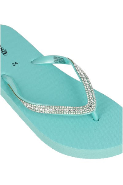 Flip Flop Cintas Brillos MARINO