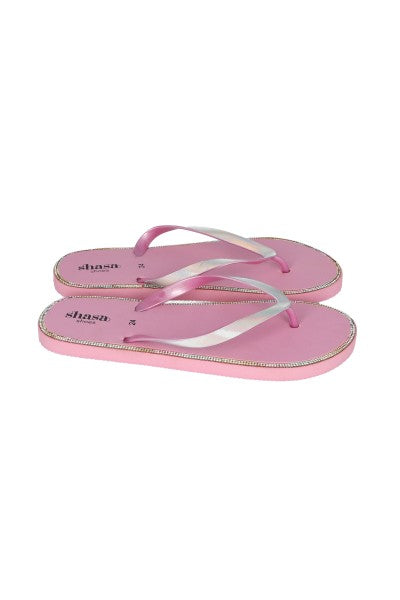 Flip Flops Iridiscentes Brillos ORO ROSA