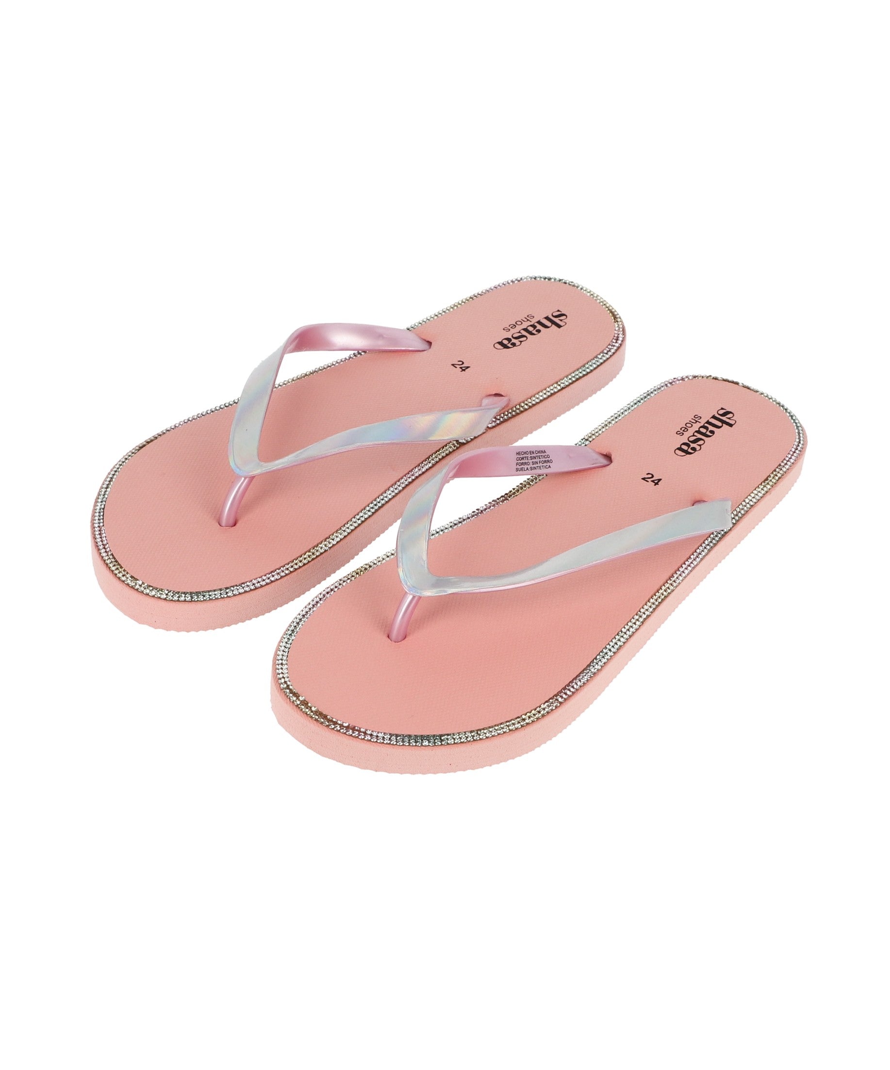 Flip Flops Iridiscentes Brillos ROSA