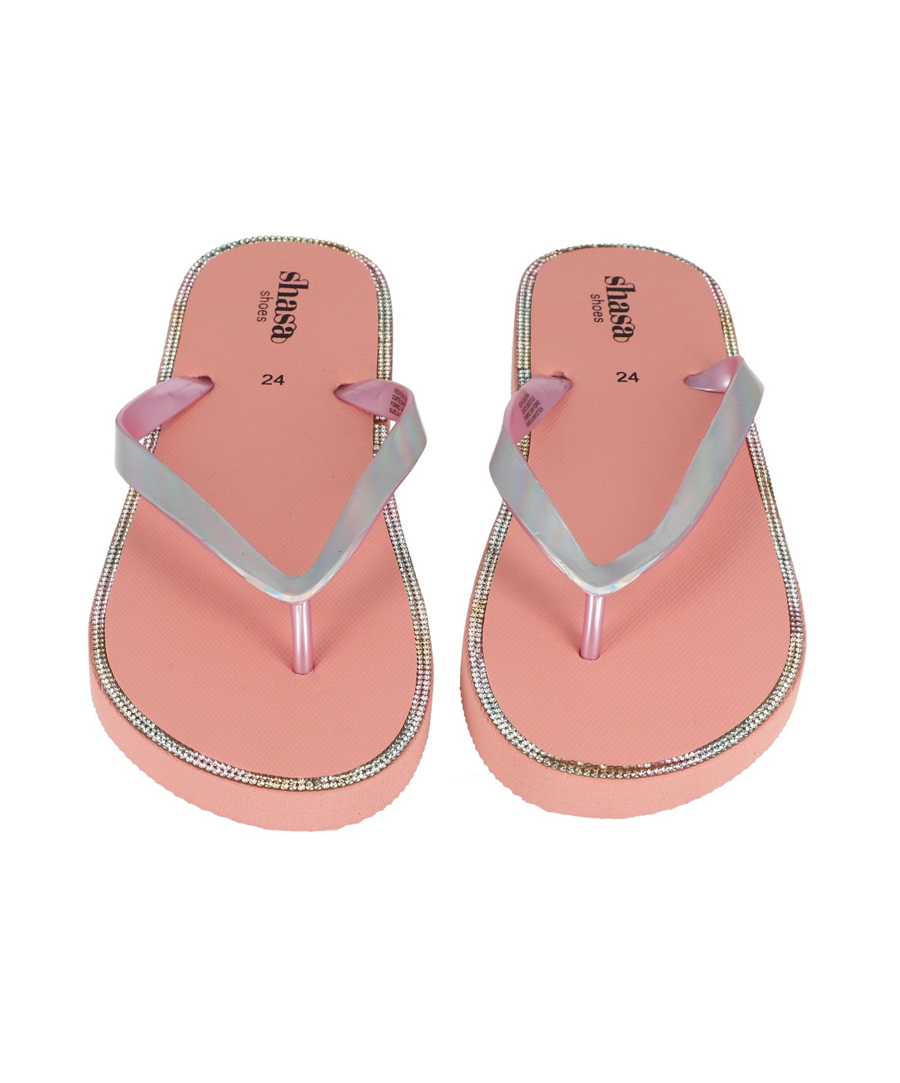 Flip Flops Iridiscentes Brillos ROSA