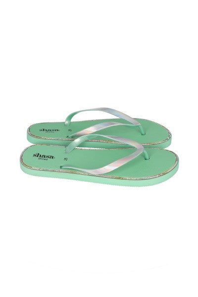 Flip Flops Iridiscentes Brillos VERDE