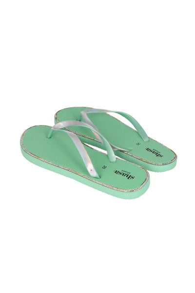 Flip Flops Iridiscentes Brillos VERDE