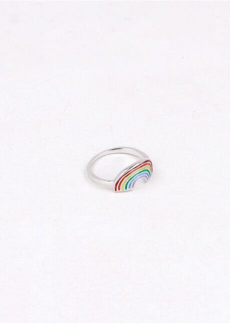 Rainbow ring SILVER