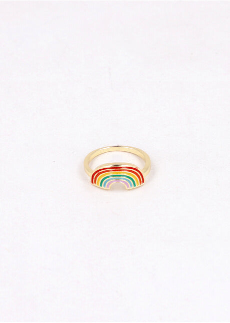 Rainbow ring GOLD