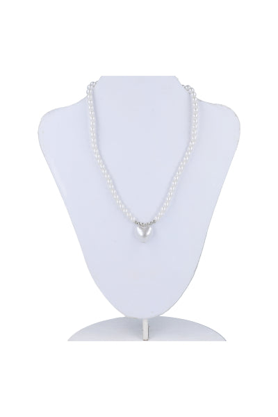 Choker Perlas Corazón PLATA