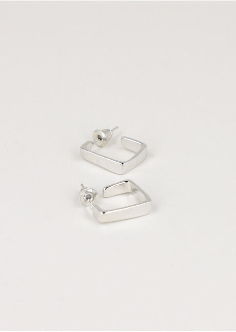 Square crocked SILVER