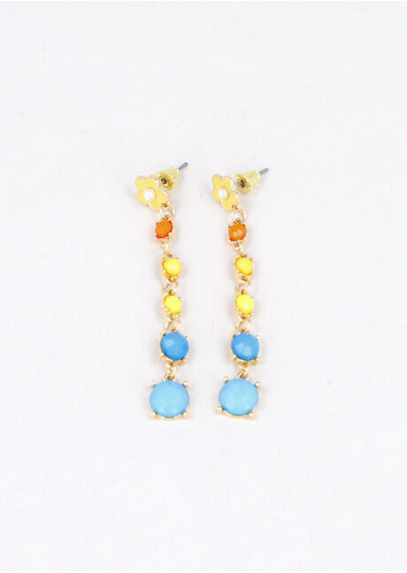 Aretes Largos Beads ORO