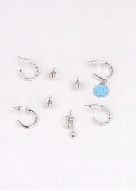 SET 8 EARCUFF CARITA SILVER