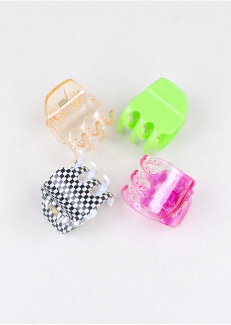 Set 4 pinzas multidiseño MULTICOLOR