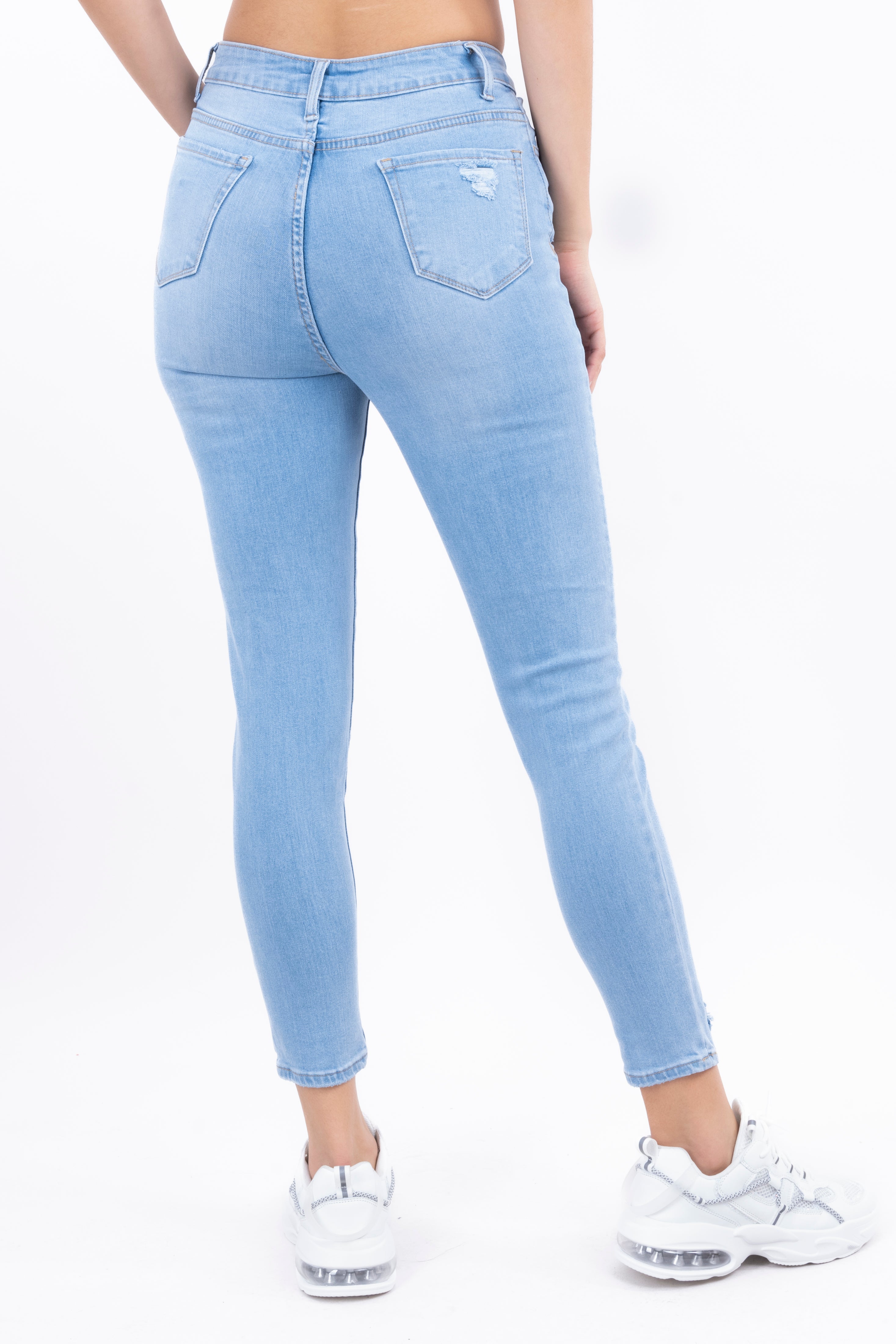 Jeans Skinny Destrucciones LIGHT WASH