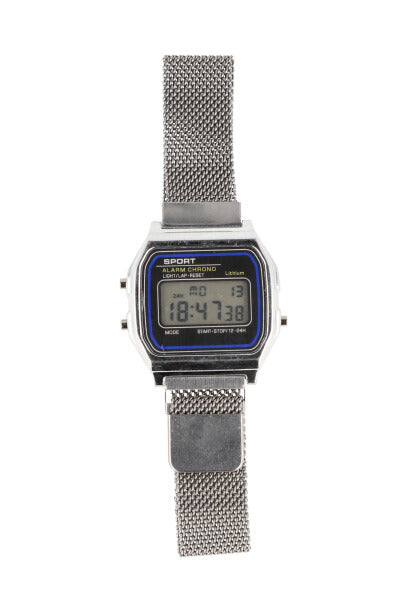 Reloj Retro Metálico PLATA