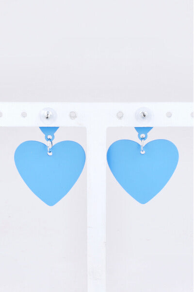 Aretes Studs Corazón AZUL