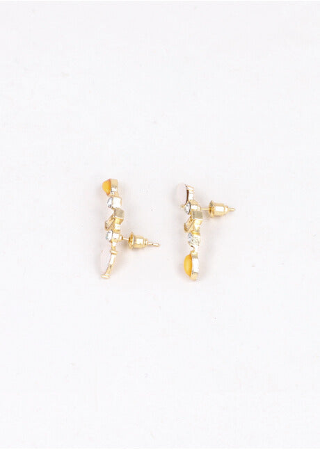 Crystal earrings GOLD