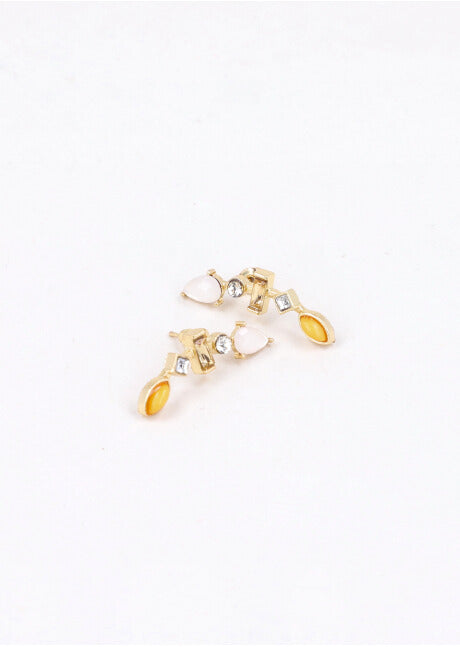 Crystal earrings GOLD