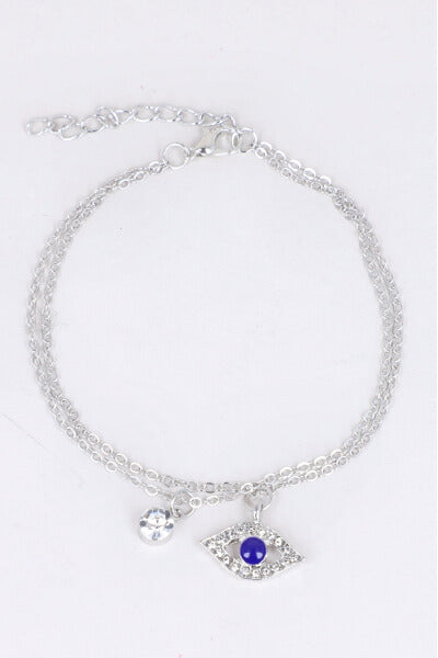 Anklet 2 lines SILVER