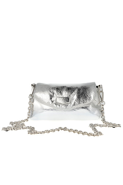 Crossbody Metal Bag SILVER