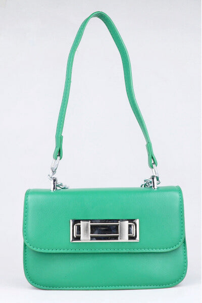 Bolsa crossbody rectangular VERDE