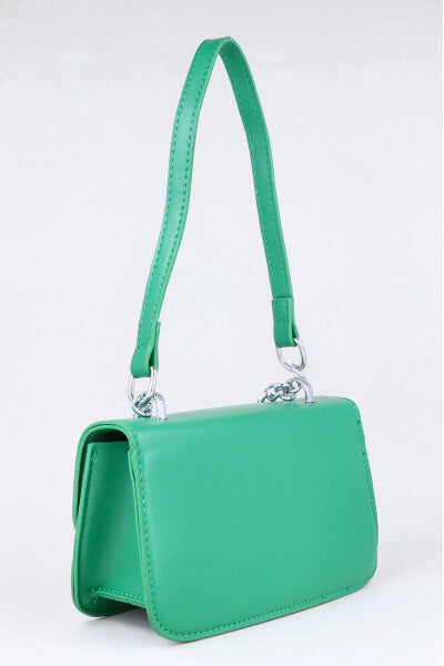 Bolsa crossbody rectangular VERDE