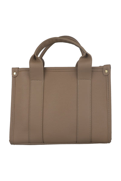 bolsa tote estructura asa TAUPE