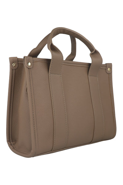 bolsa tote estructura asa TAUPE