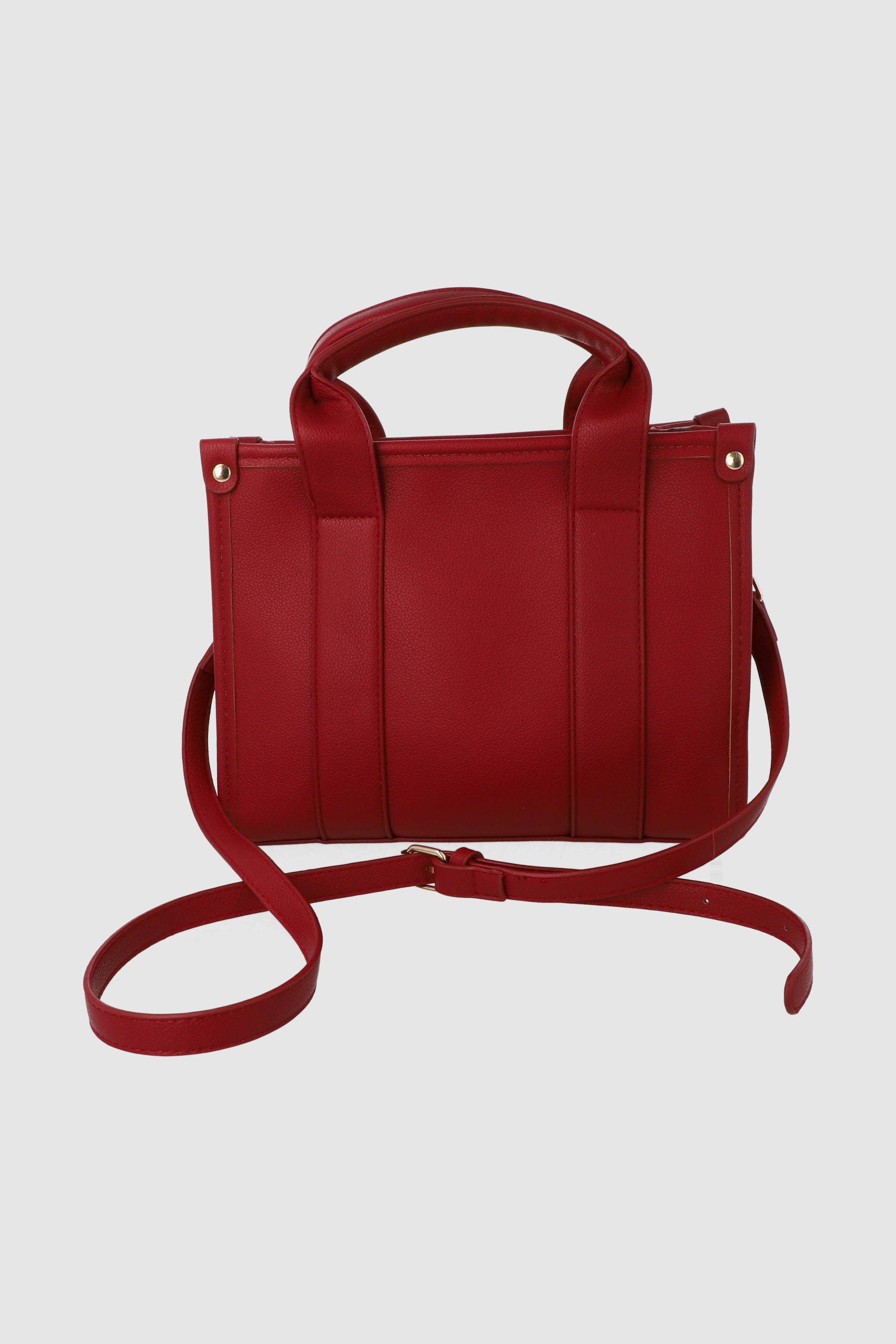 bolsa tote estructura asa ROJO