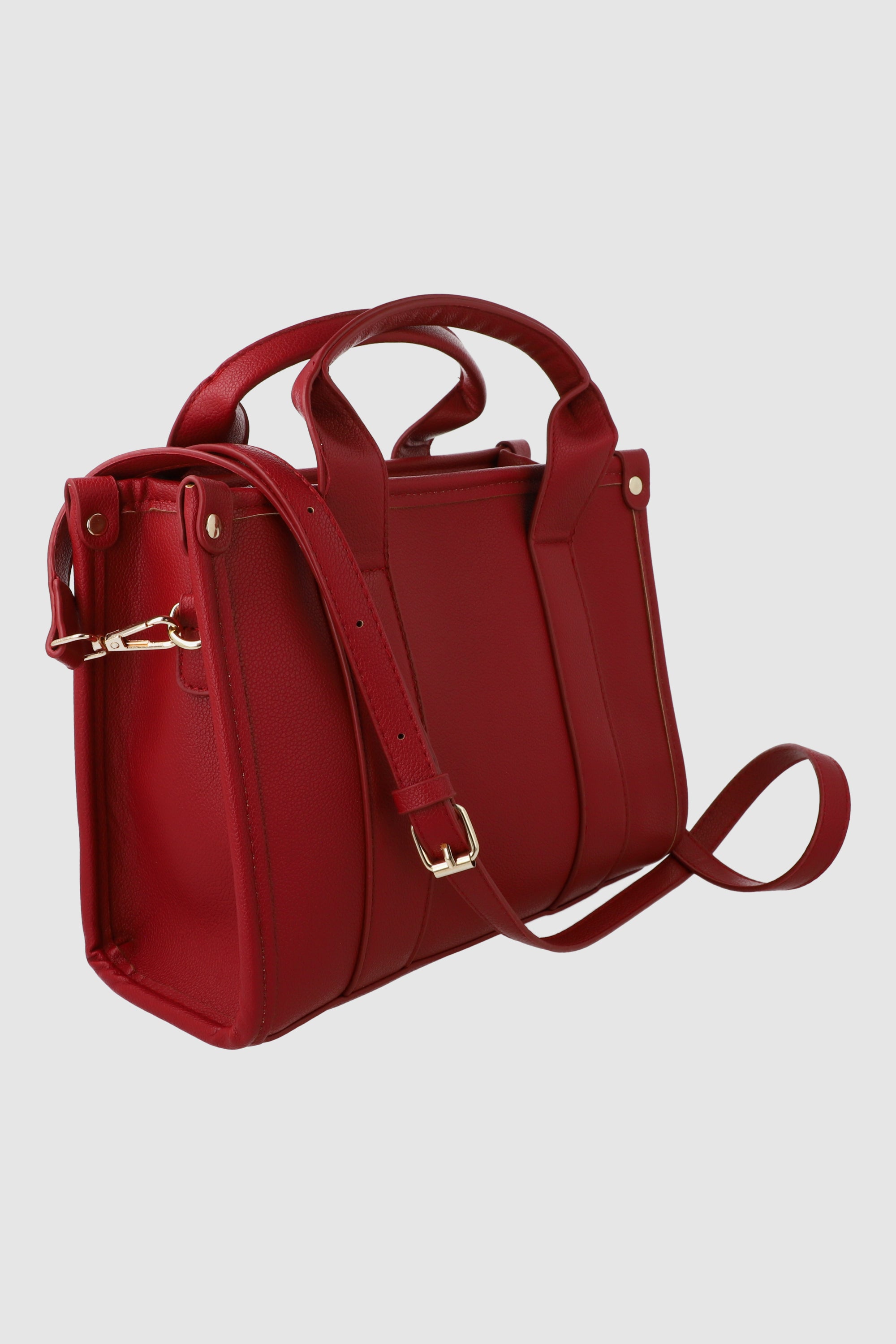 bolsa tote estructura asa ROJO