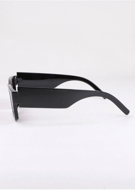 Rectangular lenses thick frame BLACK
