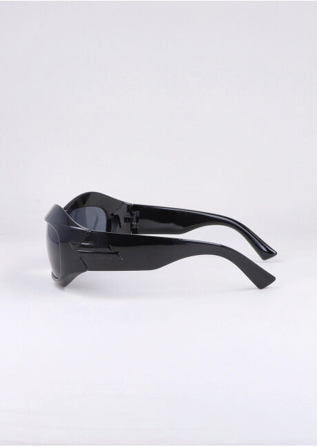Little thick frame glasses BLACK