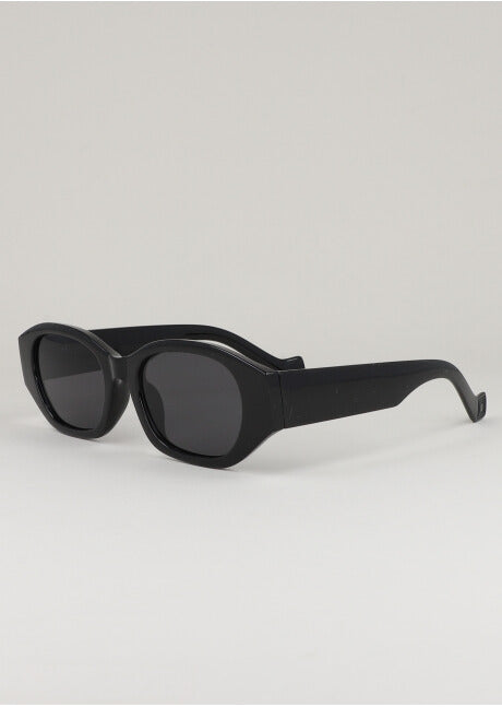 Rounded rectangular lenses BLACK