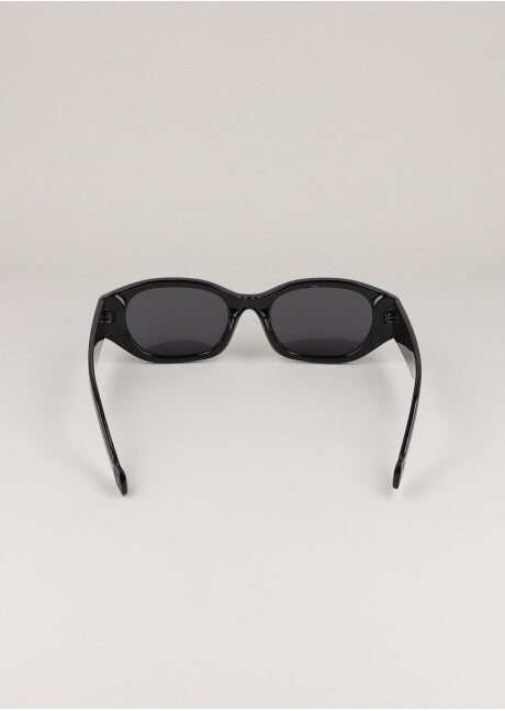 Rounded rectangular lenses BLACK