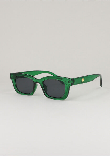 Rectangular sun lenses GREEN