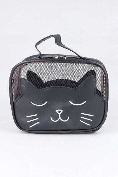 Neceser gatito red NEGRO