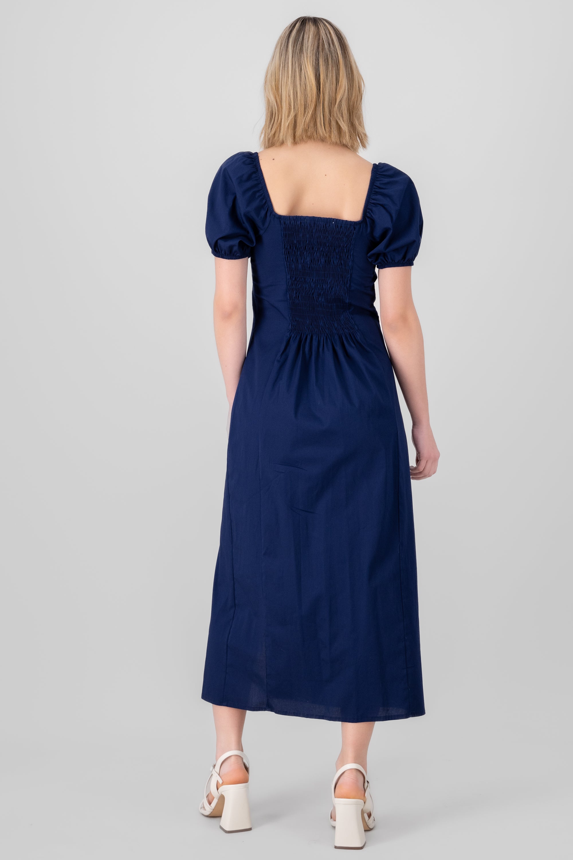 Frunched midi dress MARINE