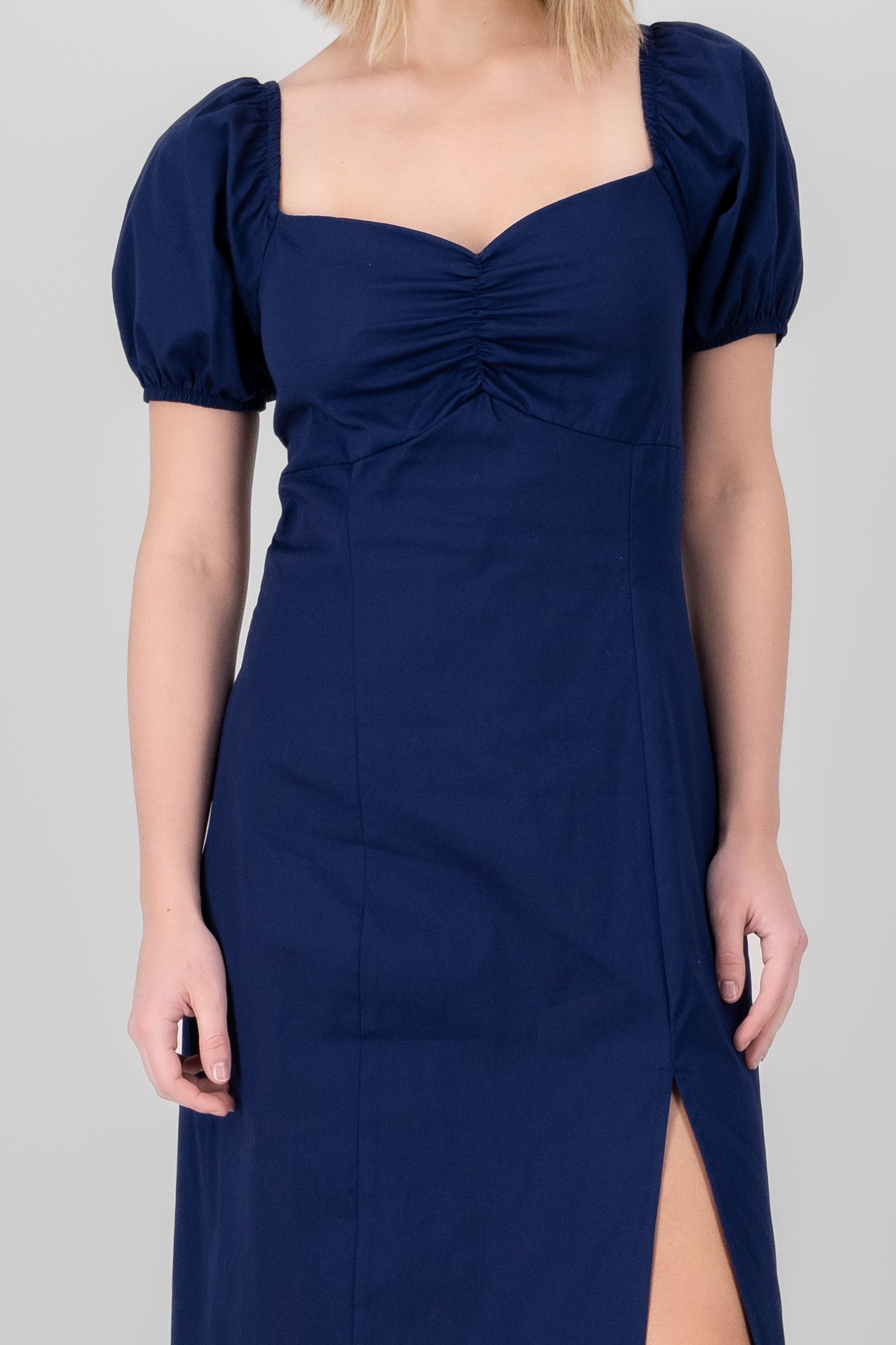 Frunched midi dress MARINE