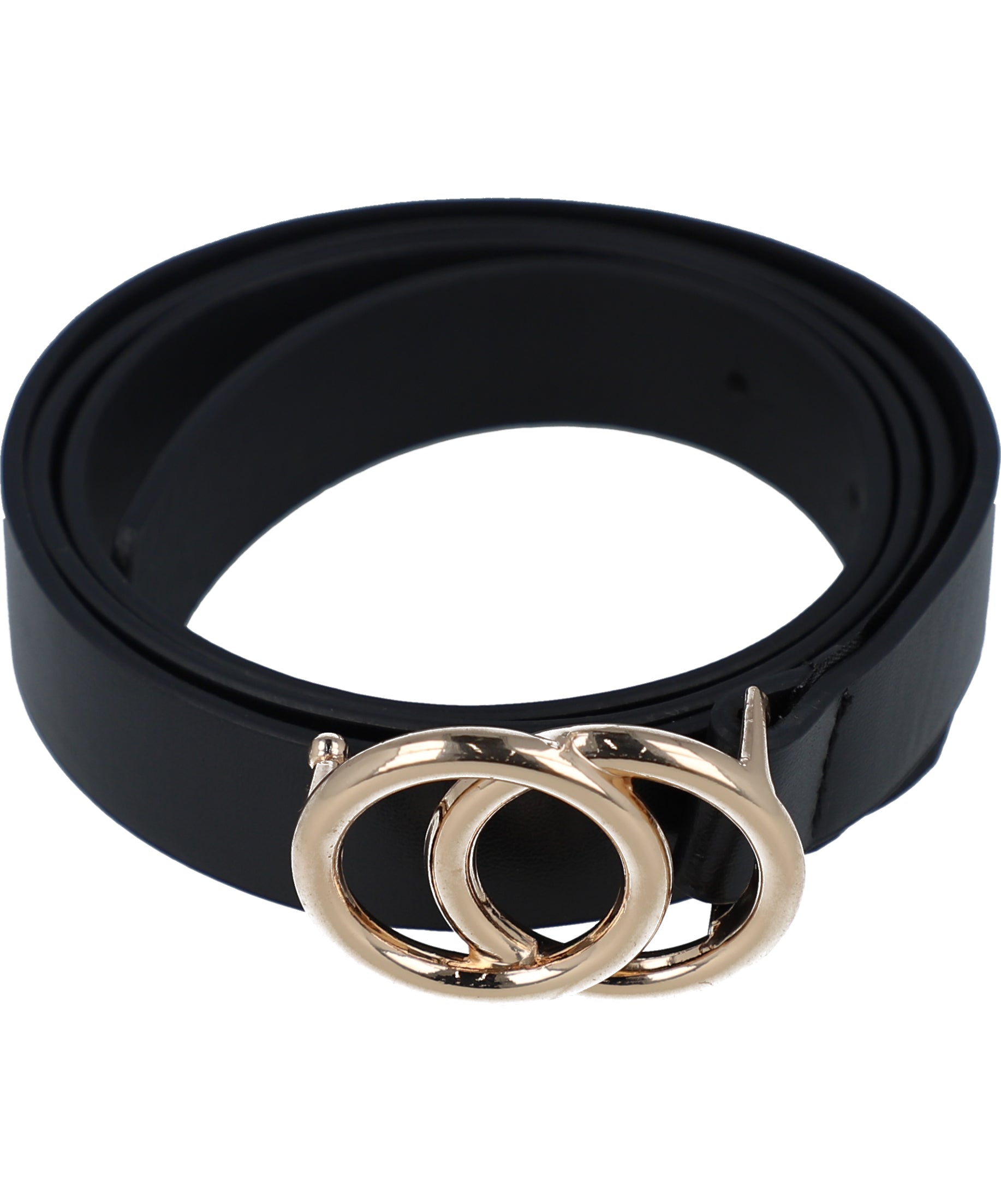 Double Circle Belt Skin Effect BLACK