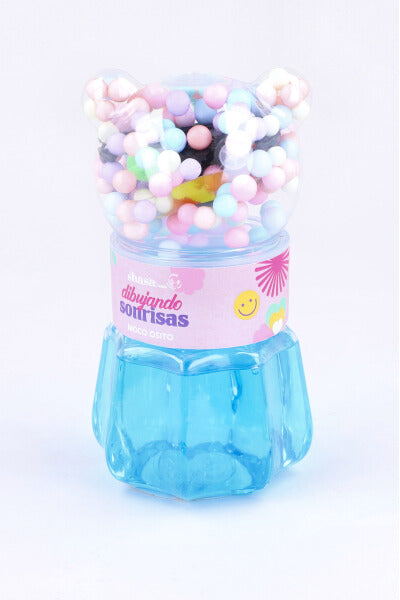 Slime Osito Confetti Figueta BLUE