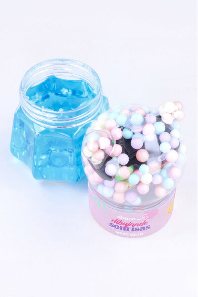 Slime Osito Confetti Figueta BLUE