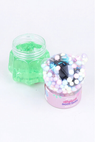 Slime Osito Confetti Figueta GREEN