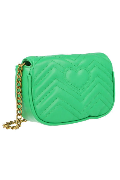 Bolso crossbody capitonado VERDE